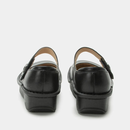 ALEGRIA Paloma Nursing Shoes Slip On Womens Work Working Hospitality - Black Nappa - Image 7