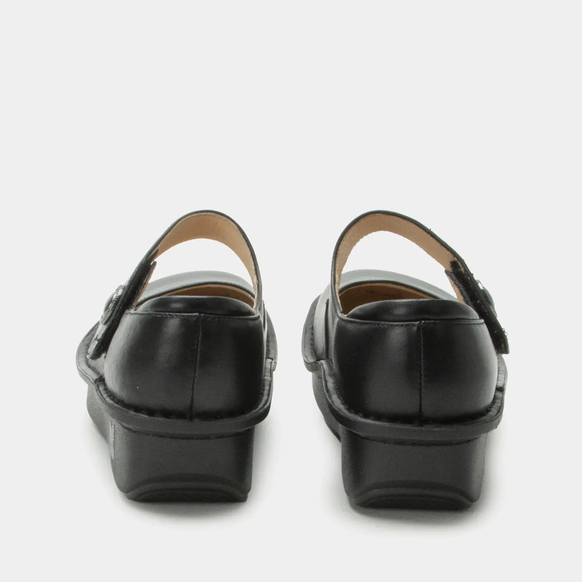 ALEGRIA Paloma Nursing Shoes Slip On Womens Work Working Hospitality - Black Nappa - Image 7