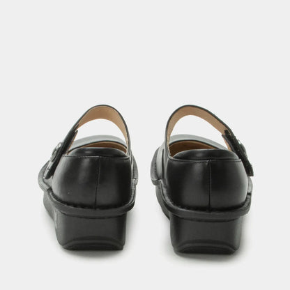 ALEGRIA Paloma Nursing Shoes Slip On Womens Work Working Hospitality - Black Nappa - Image 7
