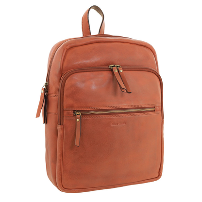 Pierre Cardin Womens Vintage Backpack Bag in Cognac - Image 2