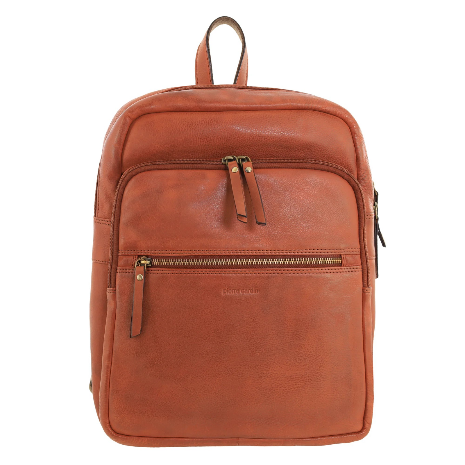 Pierre Cardin Womens Vintage Backpack Bag in Cognac - Image 4