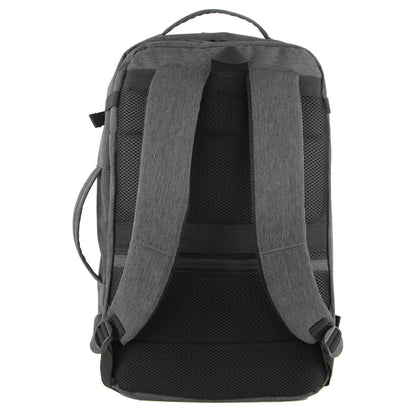 Pierre Cardin Mens Travel & Business Backpack with Built-in USB Port - Grey - Image 4