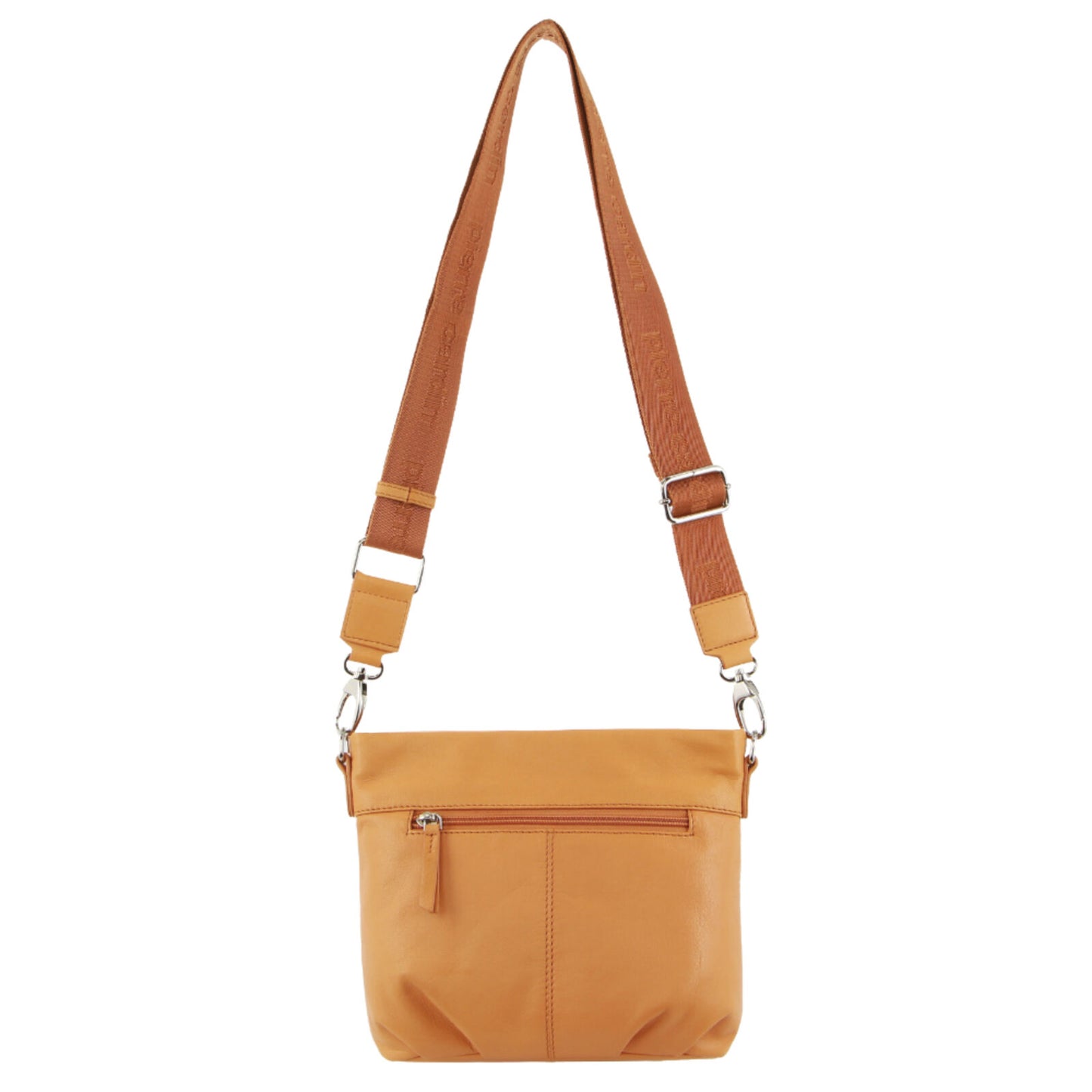 Pierre Cardin Leather Crossbody Bag w/ Shoulder Strap in Apricot - Image 3