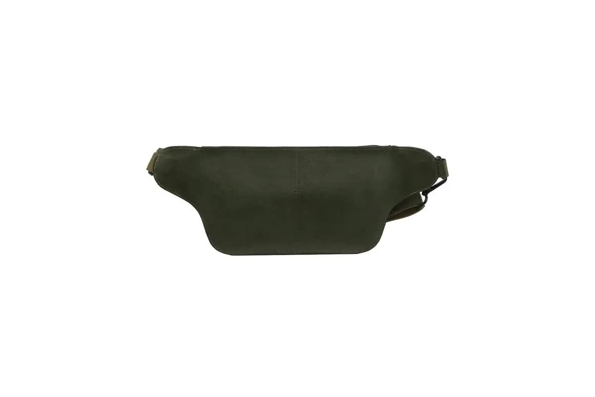 Pierre Cardin Mens Bum Bag Waist Pack Leather Travel Money Phone - Dark Green - Image 4