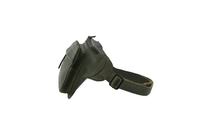 Pierre Cardin Mens Bum Bag Waist Pack Leather Travel Money Phone - Dark Green - Image 5