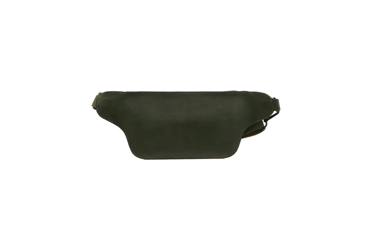 Pierre Cardin Mens Bum Bag Waist Pack Leather Travel Money Phone - Dark Green - Image 6