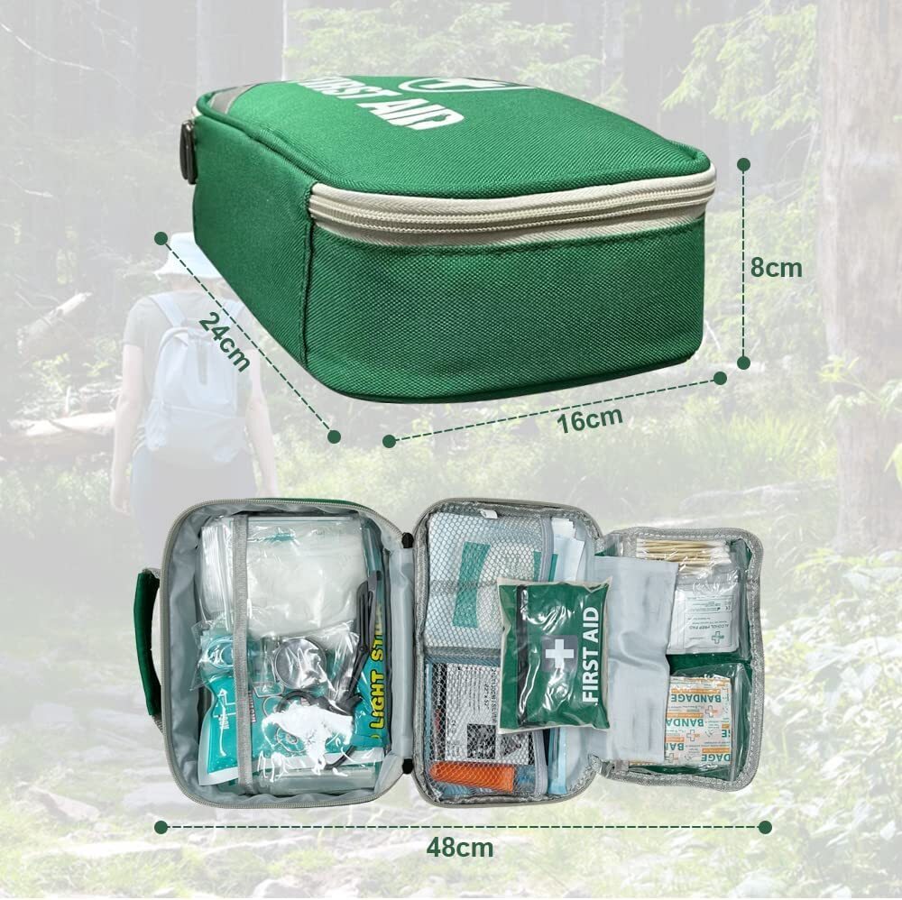 6x 258pcs Premium First Aid Kit Medical Travel Set Emergency Family Safety - Image 4