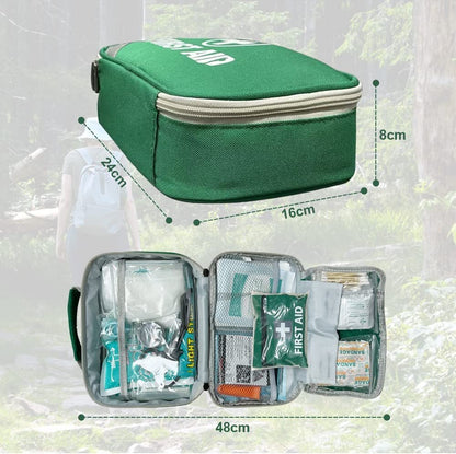 6x 258pcs Premium First Aid Kit Medical Travel Set Emergency Family Safety - Image 4