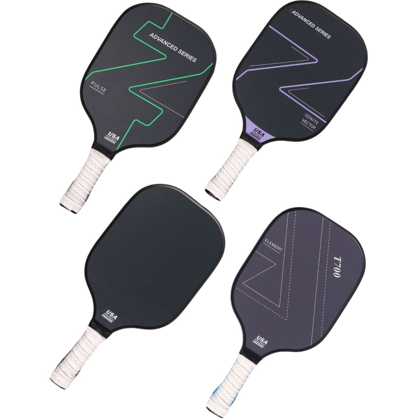 4x Graphite Carbon Fiber Pickleball Paddles Pickle Ball Racket Racquet Bulk - Image 6