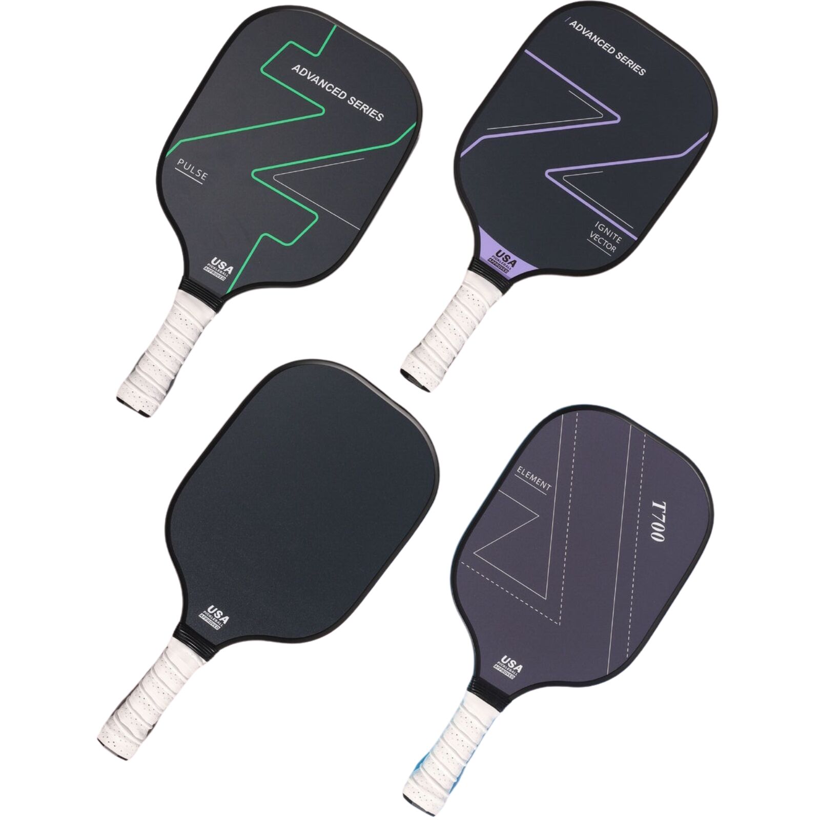 4x Graphite Carbon Fiber Pickleball Paddles Pickle Ball Racket Racquet Bulk - Image 6