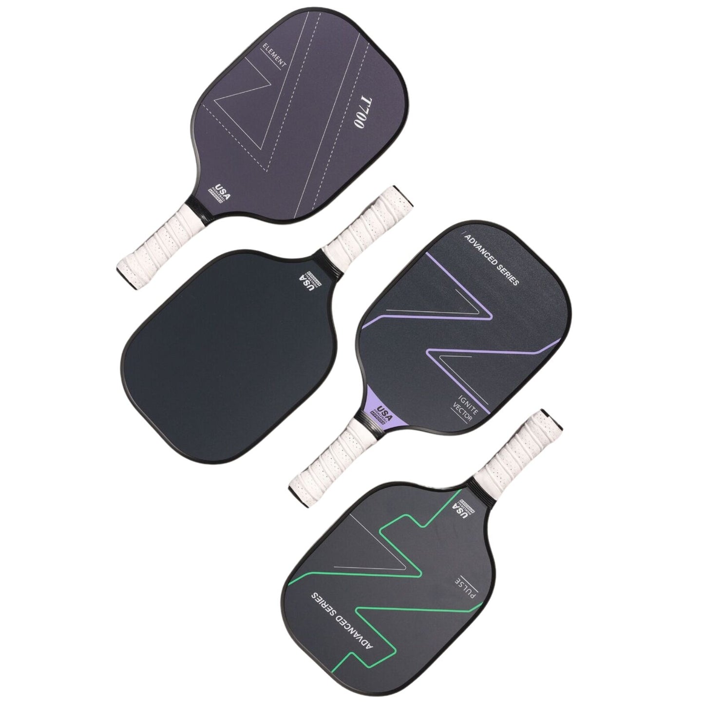 4x Graphite Carbon Fiber Pickleball Paddles Pickle Ball Racket Racquet Bulk - Image 7