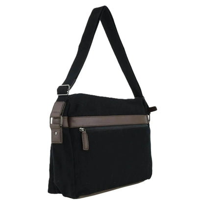 POLICE Wings Canvas Mens Messenger Business Bag w/ Laptop Computer Section in Black - Image 5