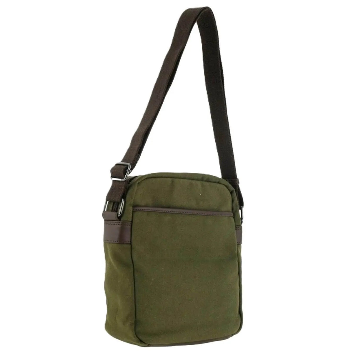POLICE Wings Mens Canvas Crossbody Bag in Dark Olive - Image 5