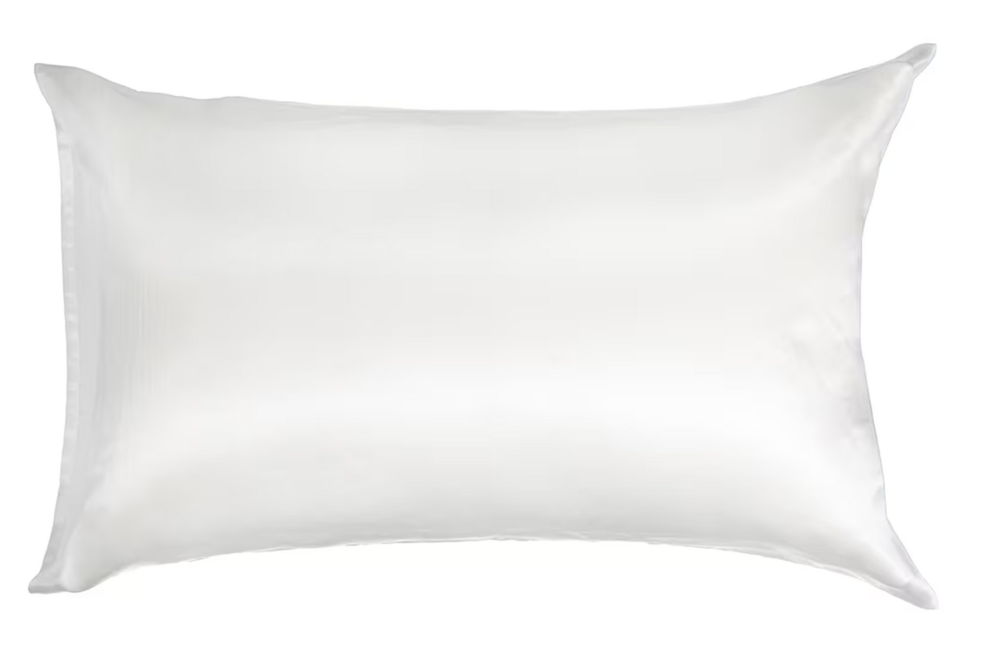 Silk Pillowcase Standard Size Pillow Case in White - Image 2