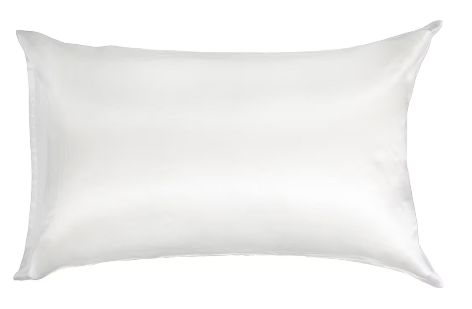 Silk Pillowcase Standard Size Pillow Case in White - Image 2
