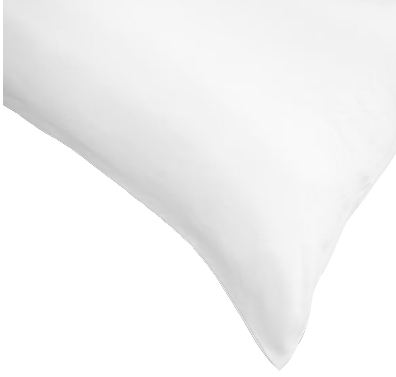 Silk Pillowcase Standard Size Pillow Case in White - Image 5