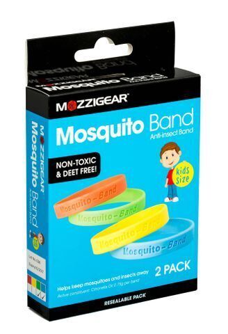 Mozzigear Mosquito Kids Wrist Band Repellent Camping Hiking Non-Toxic Childrens 2pk - Image 3
