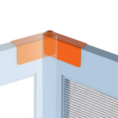 Rolltrak Flyscreen Frame Hinge (1 Pack of 2) - Fits 25mm x 11mm Frame - Image 2