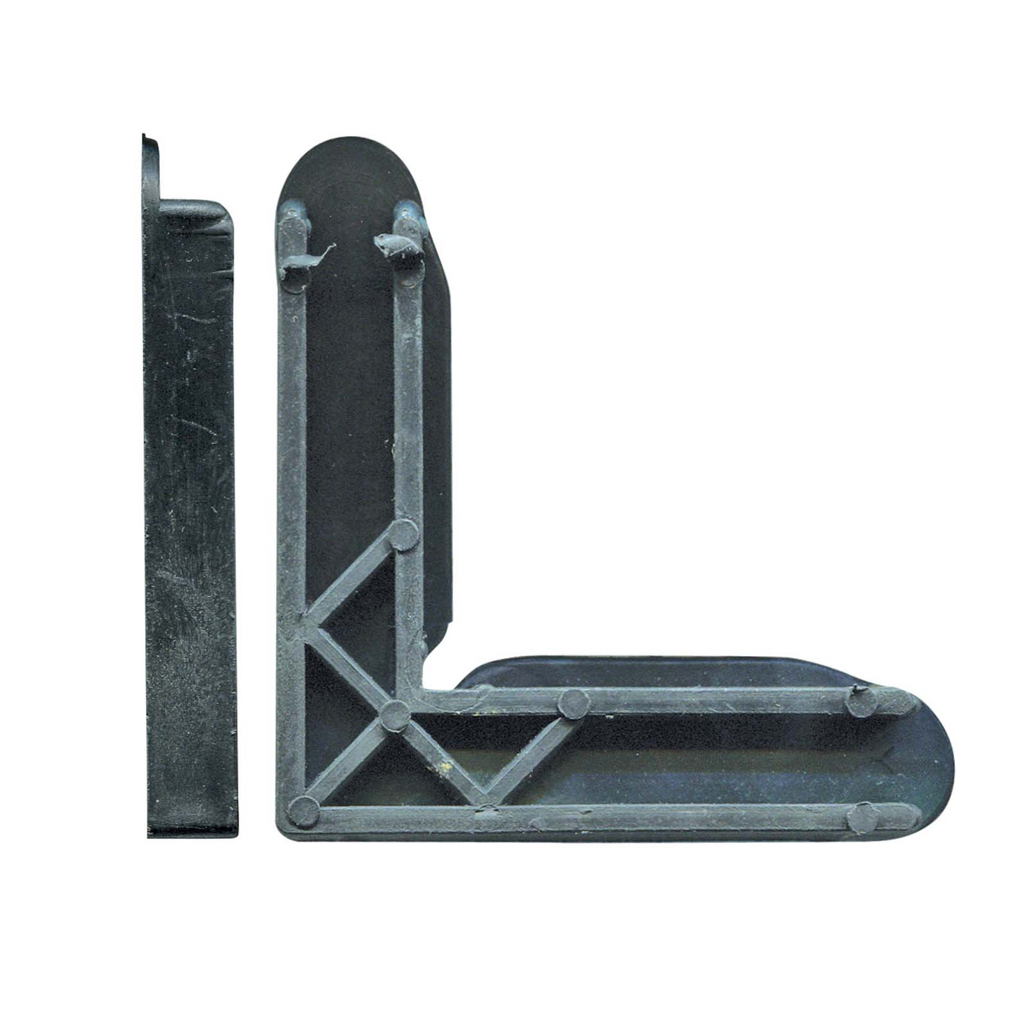 11x25mm Rolltrak Flyscreen Corner Stake (1 pack of 50) Black Plastic - Image 4