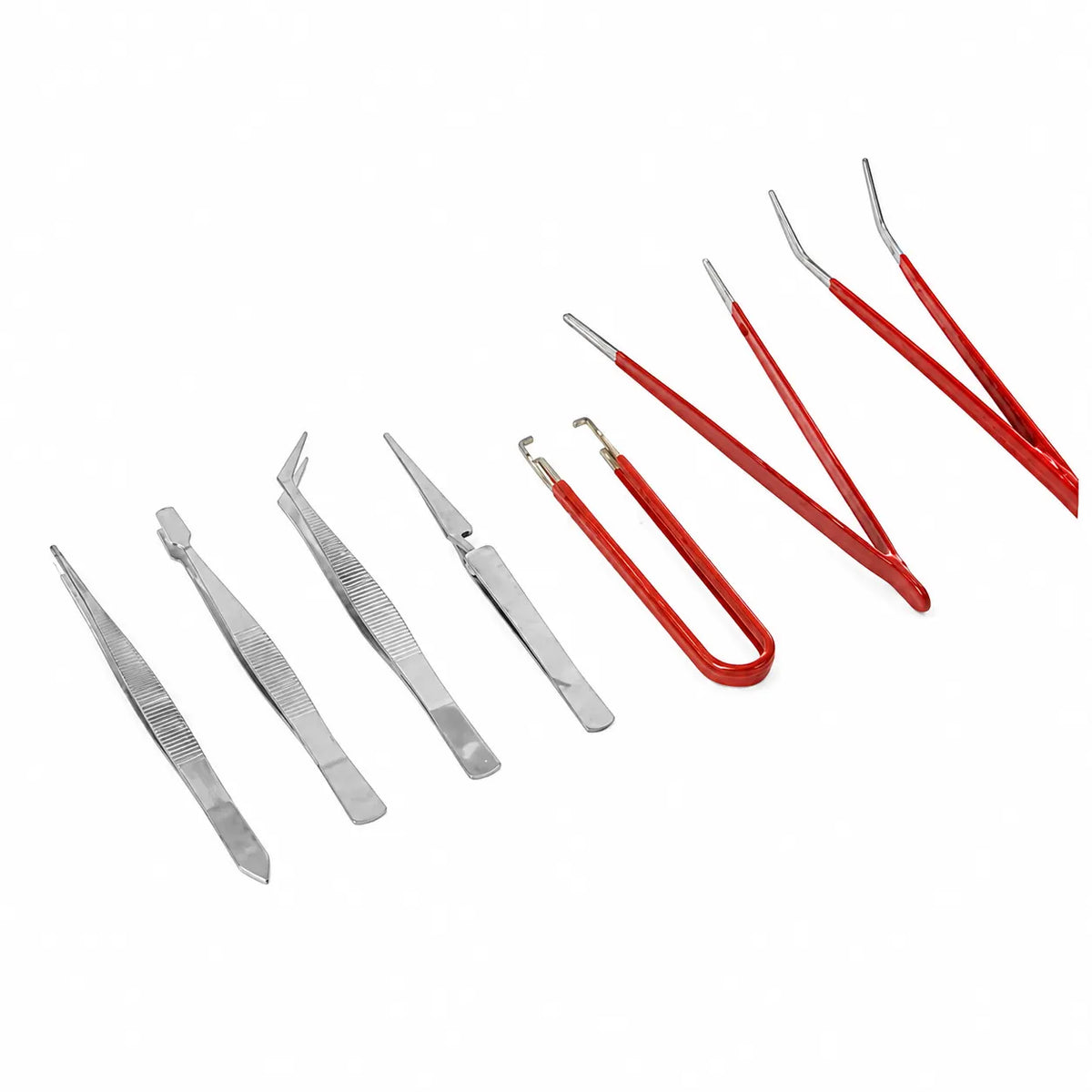 7pcs Precision Tweezers Set for Maintenance & Repair Work (Computers/Electrical/Watch Repair and more) - Image 3