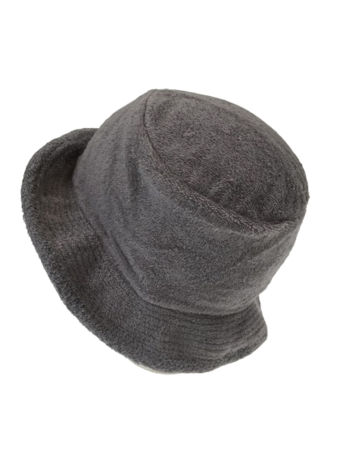 Stingy Brim Terry Towelling Bucket Hat Daggy Fishing Camping Lad Cap 100% COTTON - Grey  - L/XL - Image 4