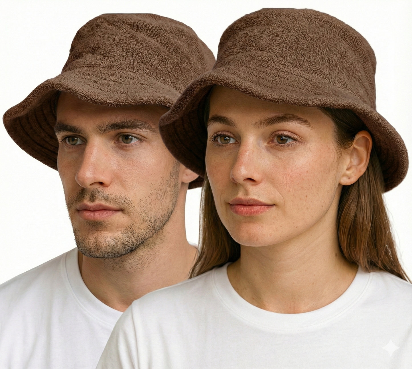 Stingy Brim Terry Towelling Bucket Hat Daggy Fishing Camping Lad Cap 100% COTTON - Khaki - L/XL - Image 2