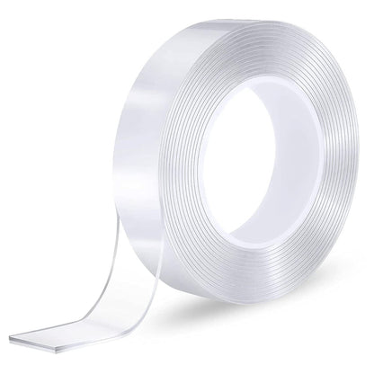 2x Double-Sided Nano Mounting Tape Traceless Clear Adhesive Invisible Gel 2M x 20mm - Image 9
