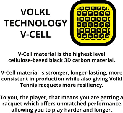 VOLKL V-CELL 10 (300g) Tennis Racquet - Unstrung - Image 6
