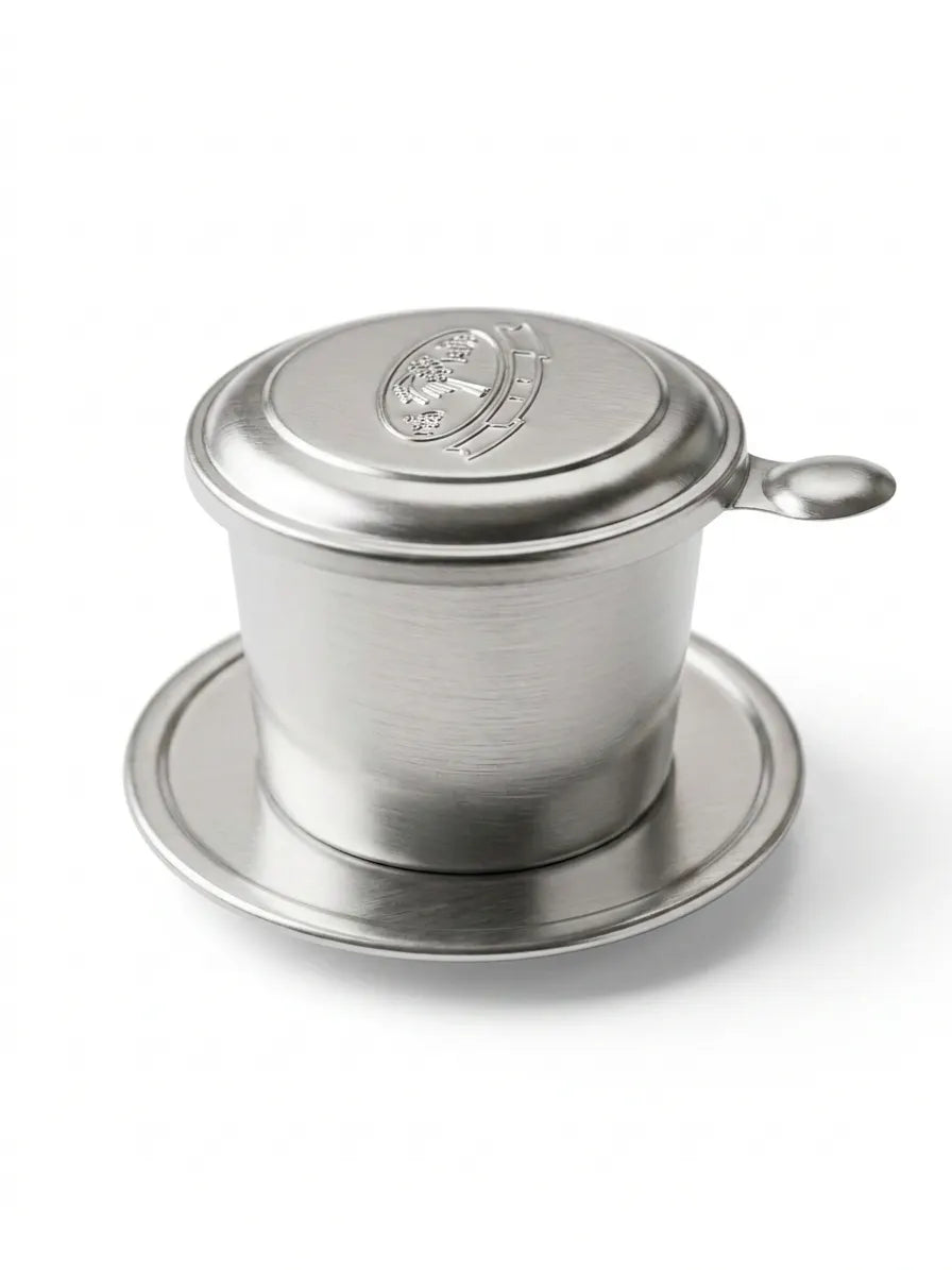 Aluminium Vietnam Vietnamese Coffee Simple Drip Filter Maker Infuser Home (Phin) - 7cm Diameter