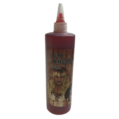 Gothic Vampire Wig + 450ml Bottle Fake Blood Halloween Costume Set Horror Scary Party - Image 3