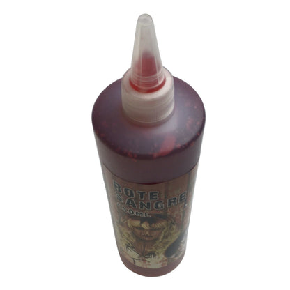 Gothic Vampire Wig + 450ml Bottle Fake Blood Halloween Costume Set Horror Scary Party - Image 5
