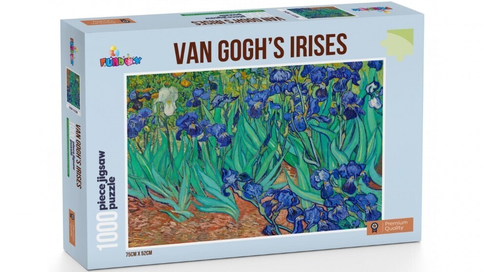 Premium Van Goghs Irises 1000 Pieces Jigsaw Puzzle - Image 2