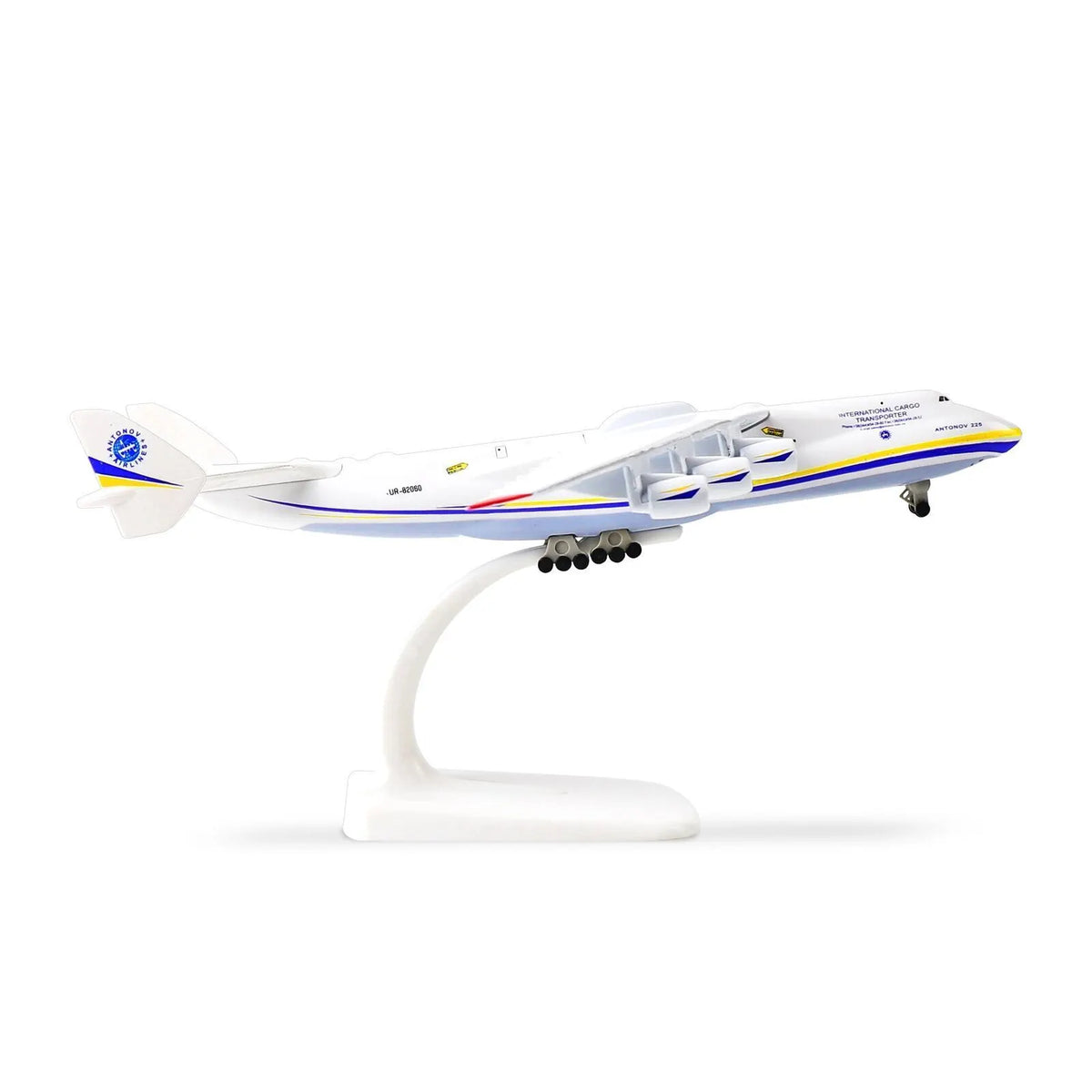 Antonov 1/400 Scale Diecast Metal AN-225 MRIYA Aircraft Model Kit w/ Stand - Ukraine Airplane for Gifts - Image 4