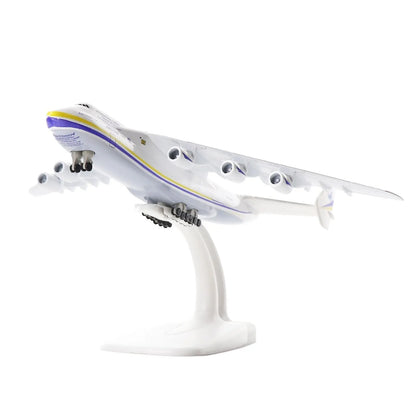 Antonov 1/400 Scale Diecast Metal AN-225 MRIYA Aircraft Model Kit w/ Stand - Ukraine Airplane for Gifts - Image 7