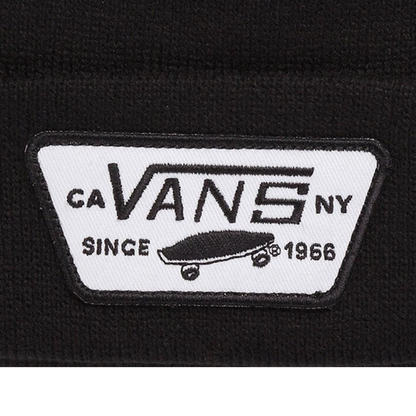 VANS Milford Beanie Warm Winter Knit Hat Ski Cap - Black - Image 2