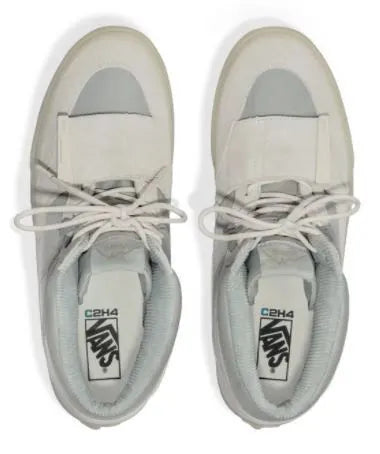 Vans Canvas High Top Shoes Sneakers Boots C2H4 - White/Sky - Image 6