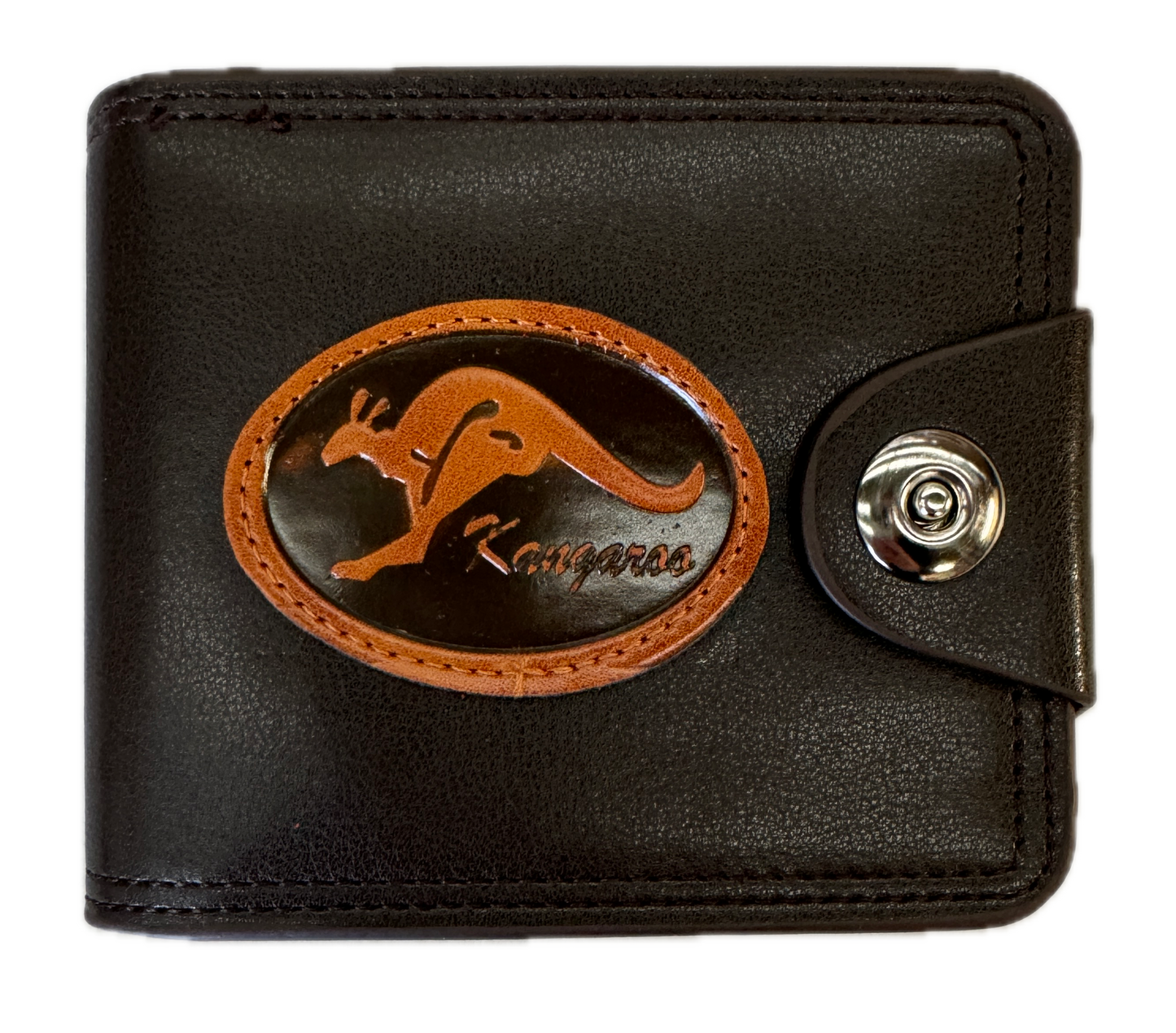 Souvenir Wallet Australia Classic Australian Kangaroo in Brown - Image 2