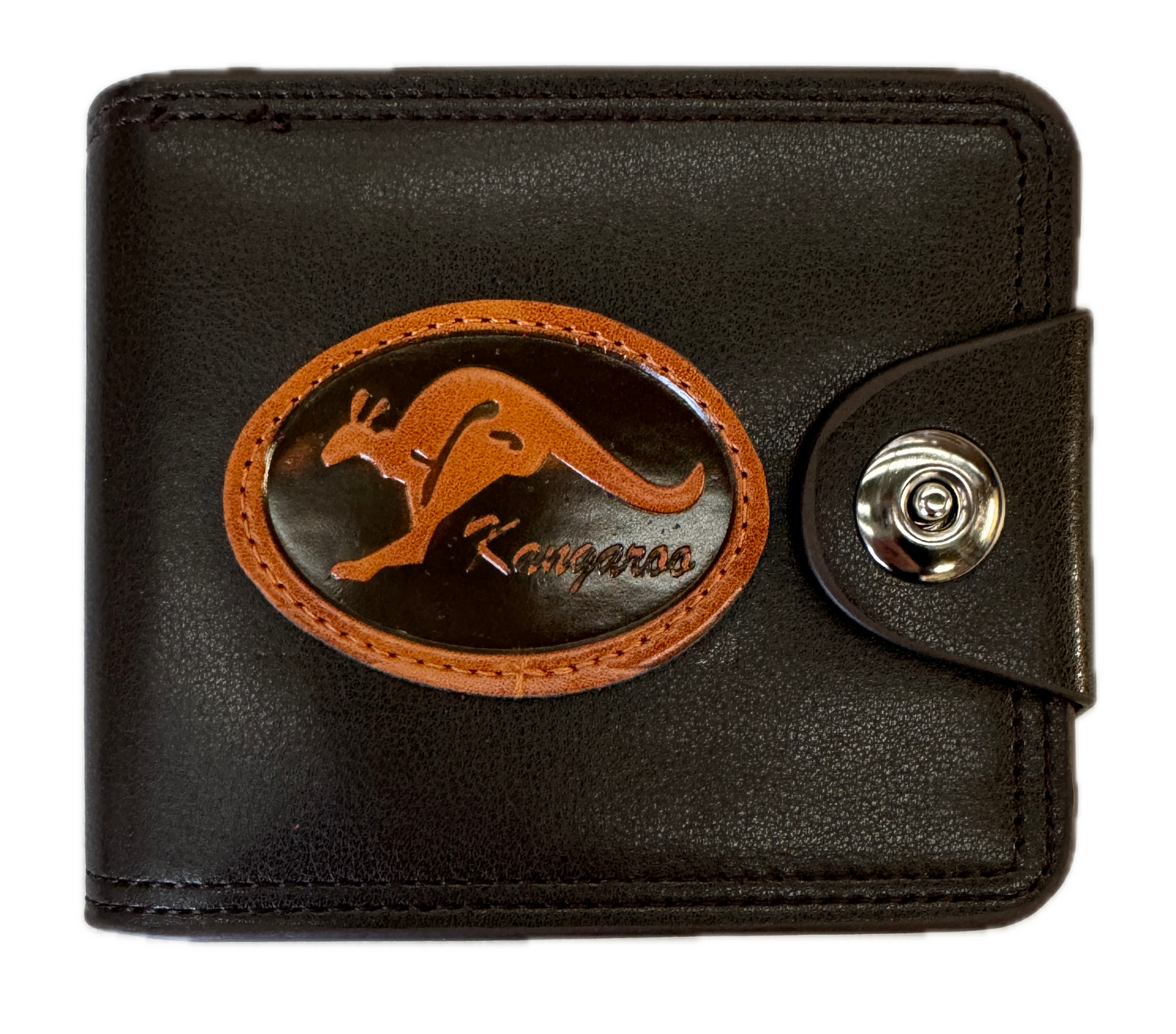 Souvenir Wallet Australia Classic Australian Kangaroo in Brown - Image 2