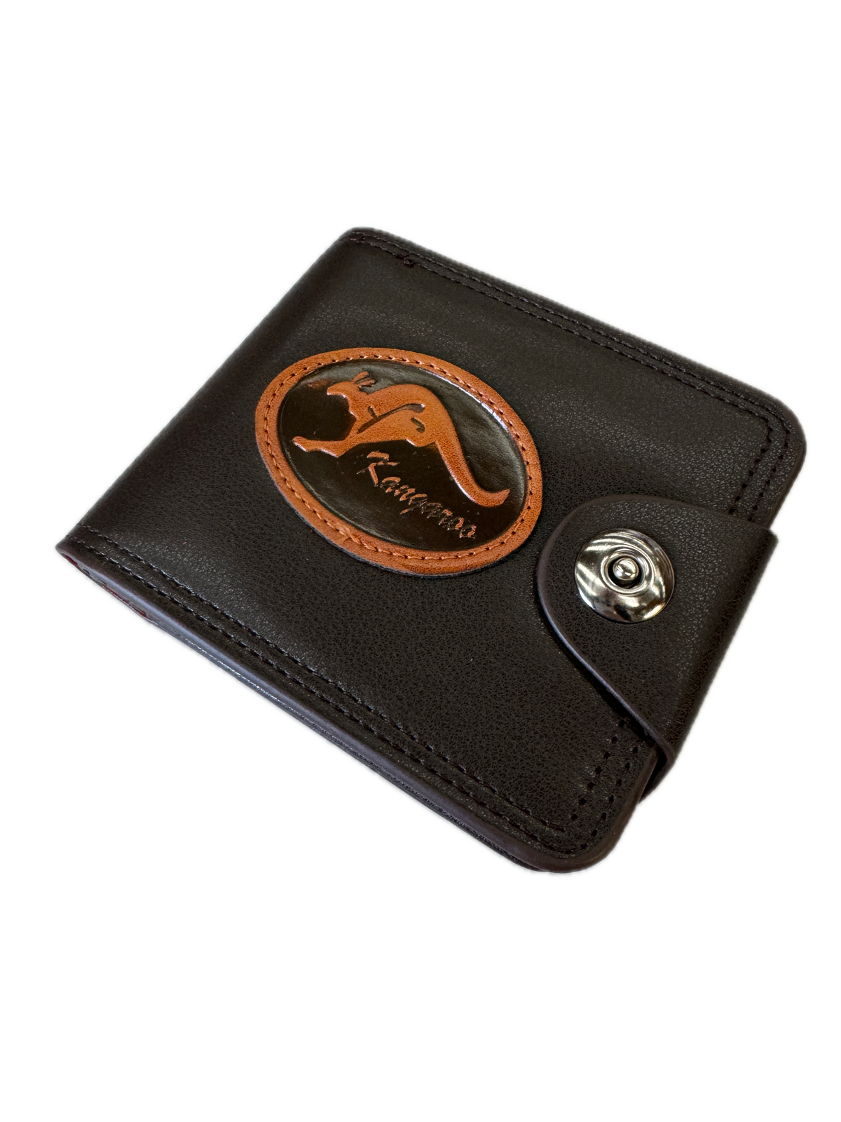 Souvenir Wallet Australia Classic Australian Kangaroo in Brown - Image 3