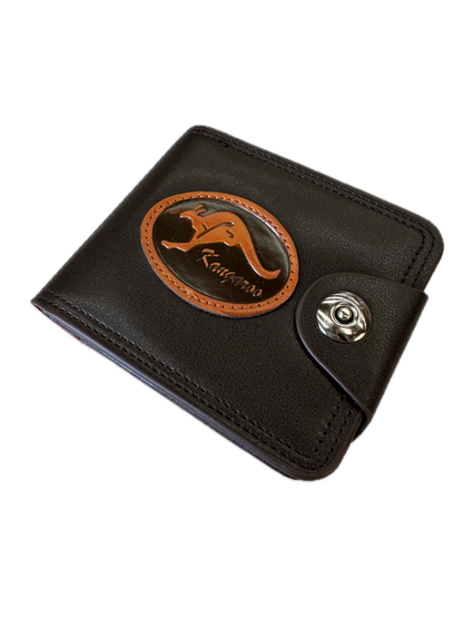 Souvenir Wallet Australia Classic Australian Kangaroo in Brown - Image 3