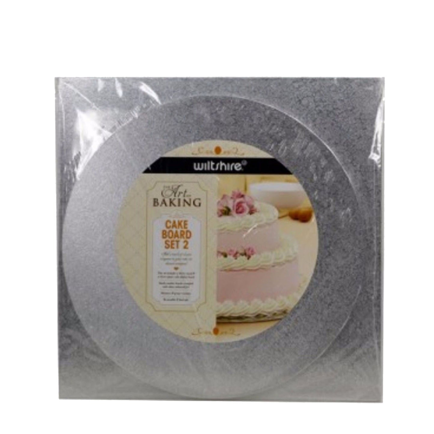 Set of 2 WILTSHIRE Cake Board Art of Baking Wooden Approved Food Grade Reusable - Image 3
