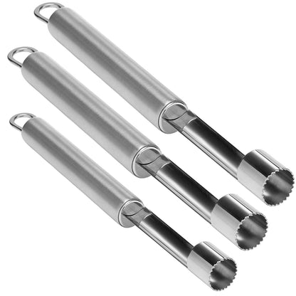 3x WILTSHIRE APPLE CORER Fruit Vegetable Cutter Slicer Tool Stainless Steel - Image 2