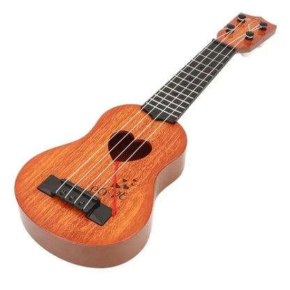 Playable Childrens 44cm Ukulele Toy Guitar w/ Nylon Strings for Beginners (Assorted Colours)