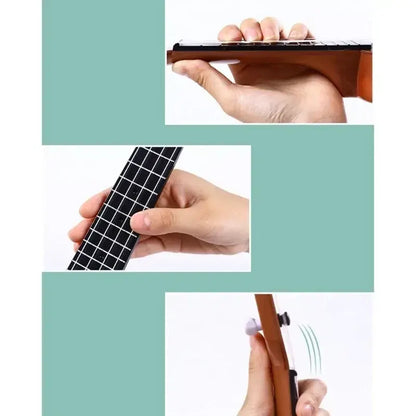 Playable Childrens 44cm Ukulele Toy Guitar w/ Nylon Strings for Beginners (Assorted Colours) - Image 5