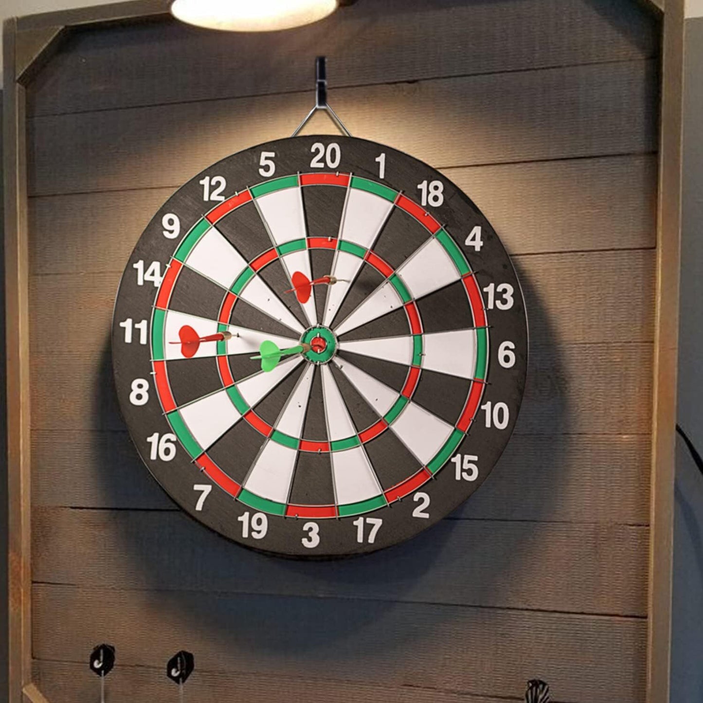 15" Dartboard Dart Board with Steel Darts Professional Competition Party Game - Image 3