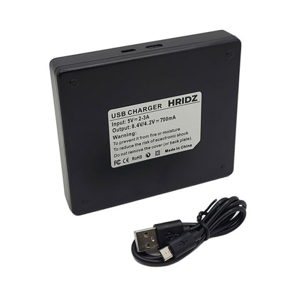 Hridz NB-4L Dual Charger For Canon NB-4LH  IXUS 100 80 IS, 75 70 65 60 - Image 3