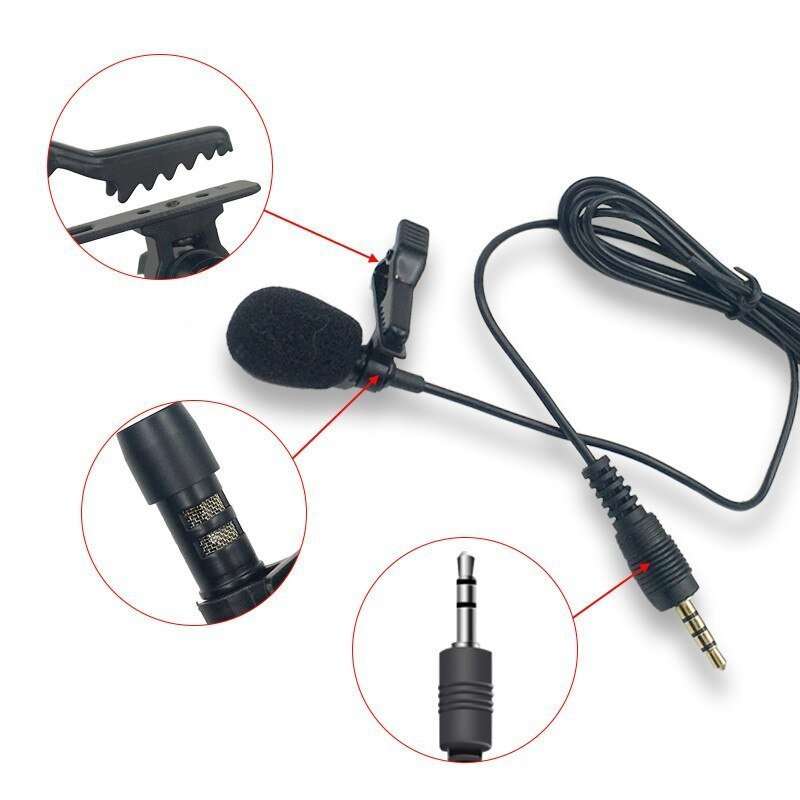 Hridz 3.5mm Clip-on Lapel Lavalier Microphone for Mobile Phone - Image 4