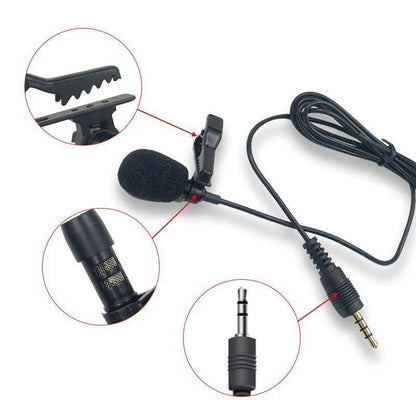 Hridz 3.5mm Clip-on Lapel Lavalier Microphone for Mobile Phone - Image 4
