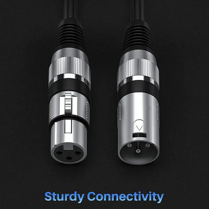 1m Hridz XLR Cable Male To Female Audio Output and Input Apply To KTV Microphone - Image 7