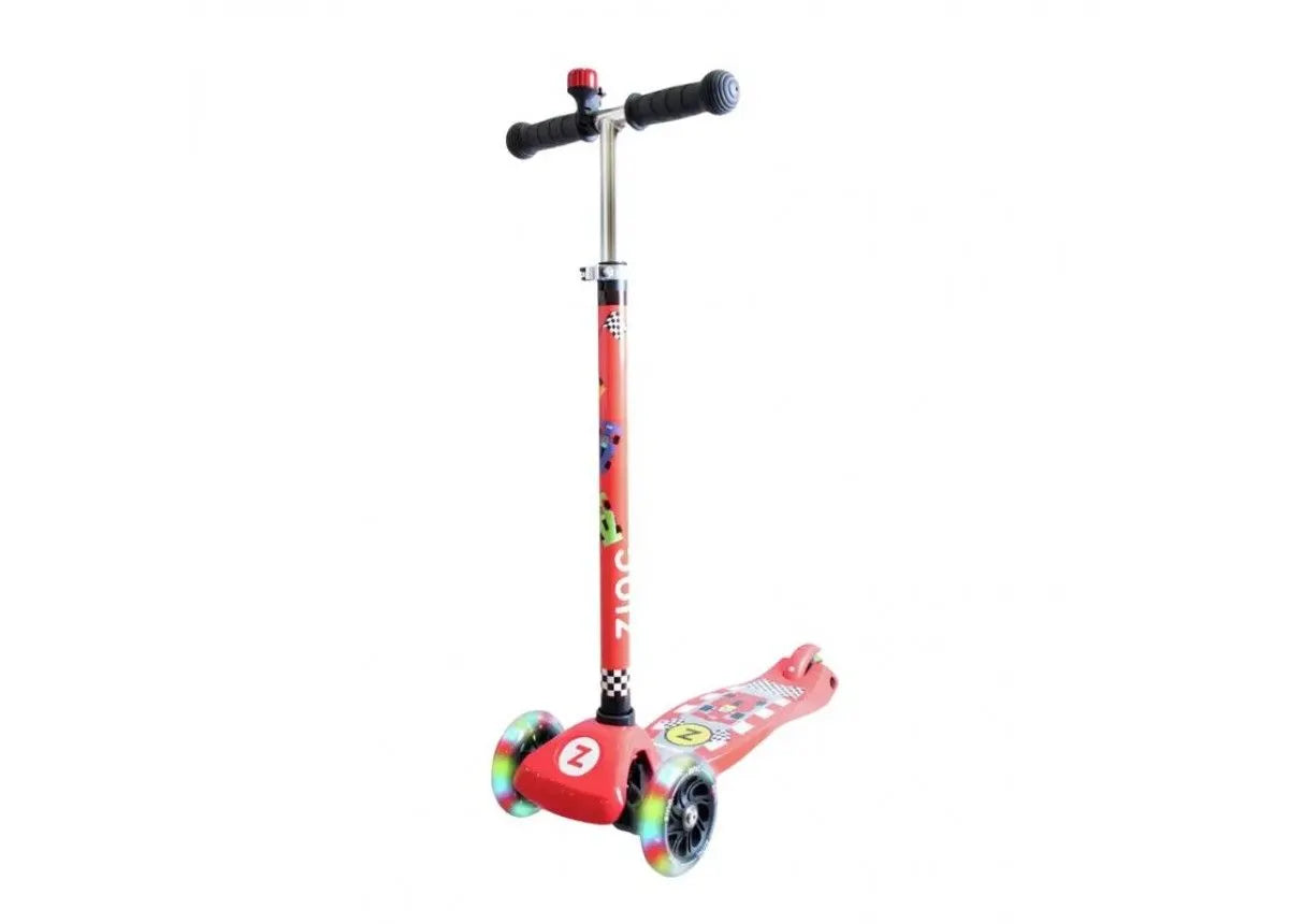 Zinc Non Folding T-Motion Racecar Tri-Scooter